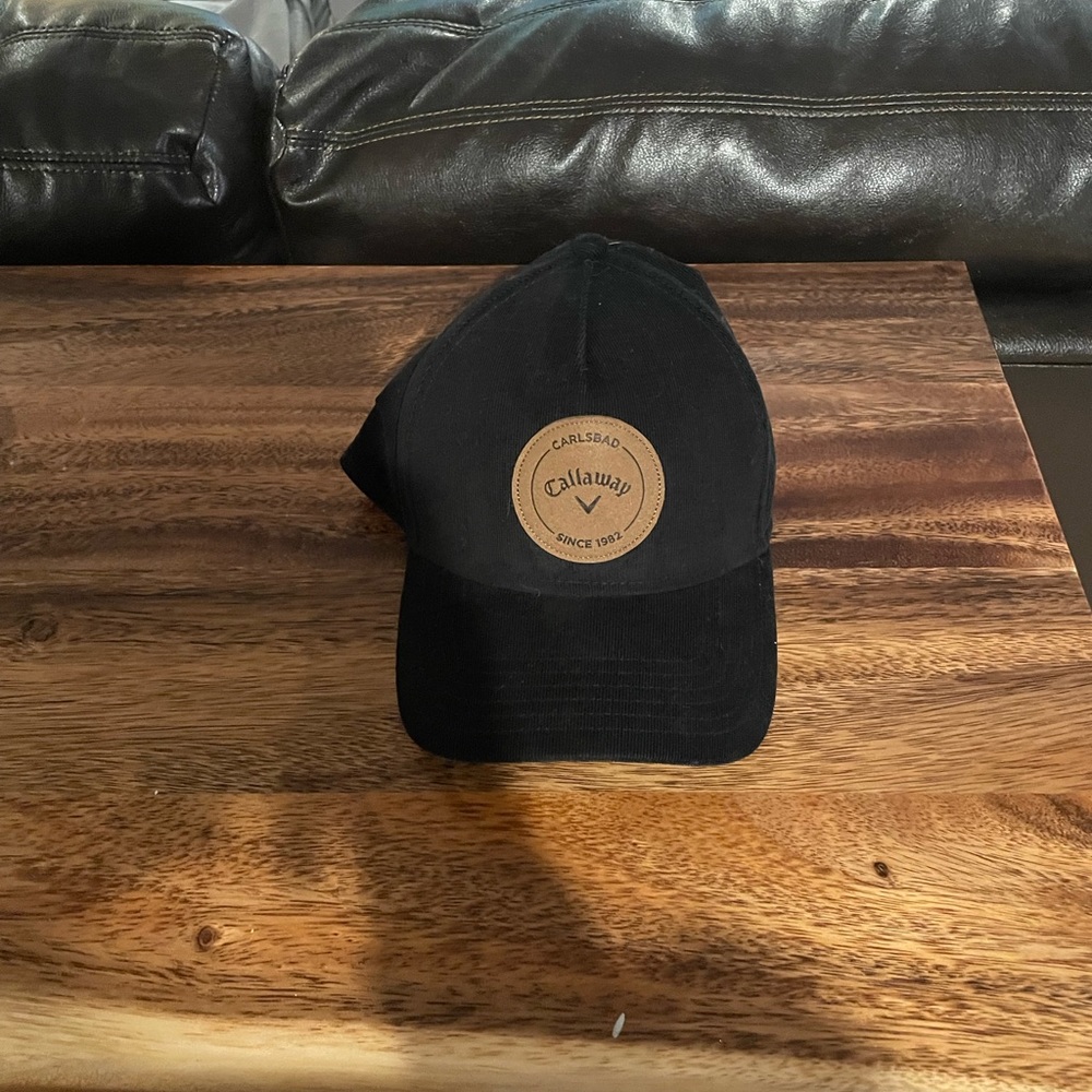 Callaway corduroy black golf hat